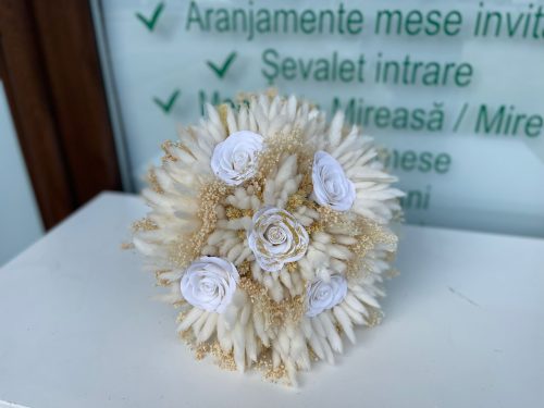 Buchet Mireasa Alb