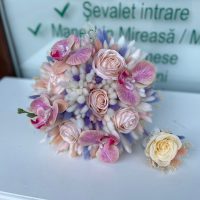 Buchet Mireasa Roz
