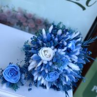 Buchet Nasa Bleu-Alb
