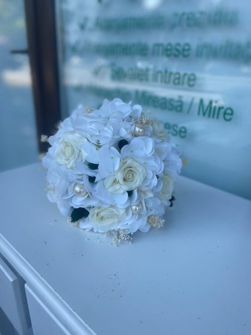 Buchet Mireasa Alb